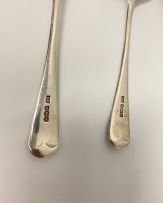 A set of six George V silver soup spoons, Cooper Brothers & Sons Ltd, Sheffield, 1930