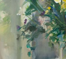 Louis van Heerden; Still Life with Vase of Flowers