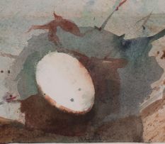Louis van Heerden; Abstract Composition with an Egg