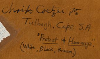 Christo Coetzee; Protest and Hommage