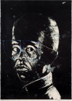 Nelson Makamo; Portrait of Man Wearing Glasses