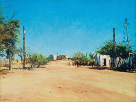 Walter Meyer; Street Scene, Northern Cape