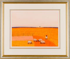 Pieter van der Westhuizen; Sheep in a Field