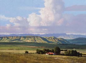 John Meyer; Landscape with Farmstead