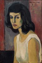 Maurice van Essche; Portrait of a Young Woman
