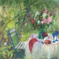Ann Oram; Lunch in the Garden