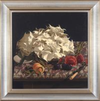 Neil Rodger; Still Life with Moonflowers