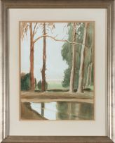 Nerine Desmond; Trees by a Pond