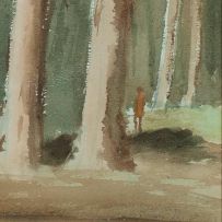 Nerine Desmond; Trees by a Pond