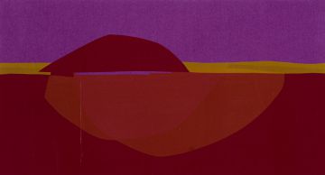 Fred Schimmel; Red and Purple Landscape
