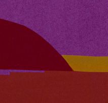 Fred Schimmel; Red and Purple Landscape