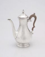 A George III silver coffee pot, Walter Brind, London, 1762