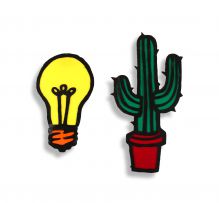 Brett Murray; Light Bulb; Cactus, two