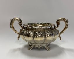 A William IV silver four-piece tea service, Edward, Edward junior, John & William Barnard, London, 1830