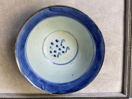 Two Chinese Provincial blue and white bowls, Qing Dynasty, 19th century