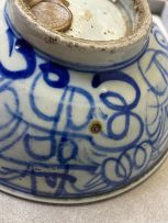 Two Chinese Provincial blue and white bowls, Qing Dynasty, 19th century