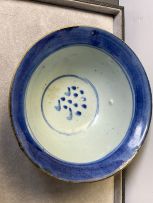 Two Chinese Provincial blue and white bowls, Qing Dynasty, 19th century