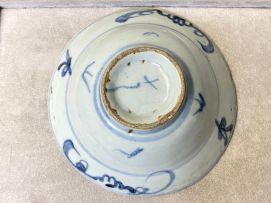 Two Chinese Provincial blue and white bowls, Qing Dynasty, 19th century