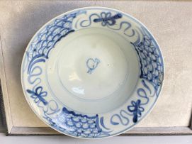 Two Chinese Provincial blue and white bowls, Qing Dynasty, 19th century