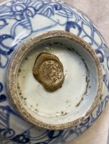 Two Chinese Provincial blue and white bowls, Qing Dynasty, 19th century