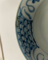 Two Chinese Provincial blue and white bowls, Qing Dynasty, 19th century