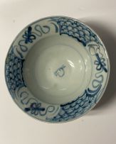 Two Chinese Provincial blue and white bowls, Qing Dynasty, 19th century