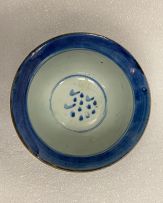 Two Chinese Provincial blue and white bowls, Qing Dynasty, 19th century