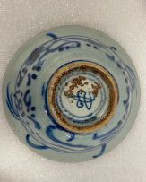 Two Chinese Provincial blue and white bowls, Qing Dynasty, 19th century