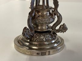 A Chinese Export silver tazza, Wang Hing & Co, Hong Kong, 1854-1941