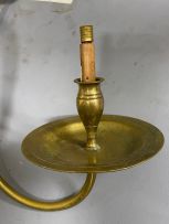 An eight-light brass chandelier, possibly Austro-Hungarian, 19th century