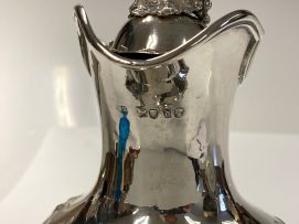 A Victorian silver claret jug, AB Savory & Sons, London, 1859