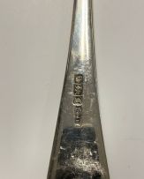 A William IV silver 'Fiddle' pattern basting spoon, William Eaton, London, 1833