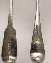 A William IV silver 'Fiddle' pattern basting spoon, William Eaton, London, 1833