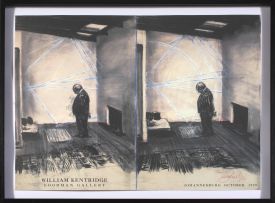 William Kentridge; William Kentridge, 'Stereoscope', Goodman Gallery, Johannesburg October 1999, Exhibition Poster