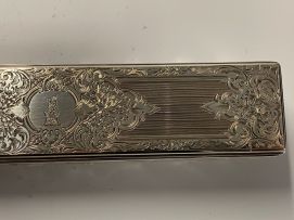 A Victorian silver-gilt-mounted travelling dressing-table set, Frances Douglas, London, 1851