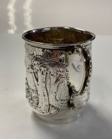 An Edward VII silver christening mug, Mappin & Webb Ltd, London, 1906