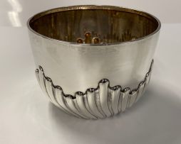 A Victorian silver christening bowl, George Unite & Sons, Birmingham, 1884