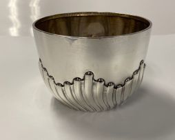 A Victorian silver christening bowl, George Unite & Sons, Birmingham, 1884