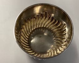 A Victorian silver christening bowl, George Unite & Sons, Birmingham, 1884