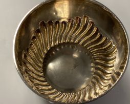 A Victorian silver christening bowl, George Unite & Sons, Birmingham, 1884