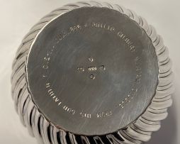 A Victorian silver christening bowl, George Unite & Sons, Birmingham, 1884