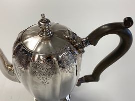 An Irish silver coffee pot, Royal Irish Silver Co, Dublin, 1973