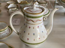 A Haviland Limoges 'France Toulen' pattern part dinner and coffee service, 20th century
