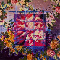 Henry Symonds; Floral Composition with Grid