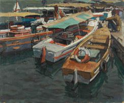 Max Boullé; Boats, Moored