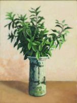 Ben Coutouvidis; Vase of Foliage