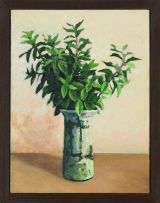 Ben Coutouvidis; Vase of Foliage