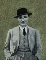 Margaret Vorster; Man with Flowering Bulb, two
