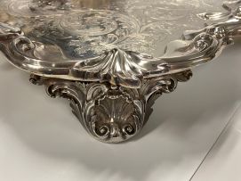 An early Victorian silver two-handled tray, The Barnards, London, 1840