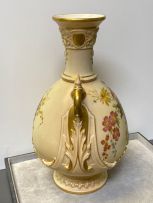 A Royal Worcester two-handled vase, 1890, Rd 101232